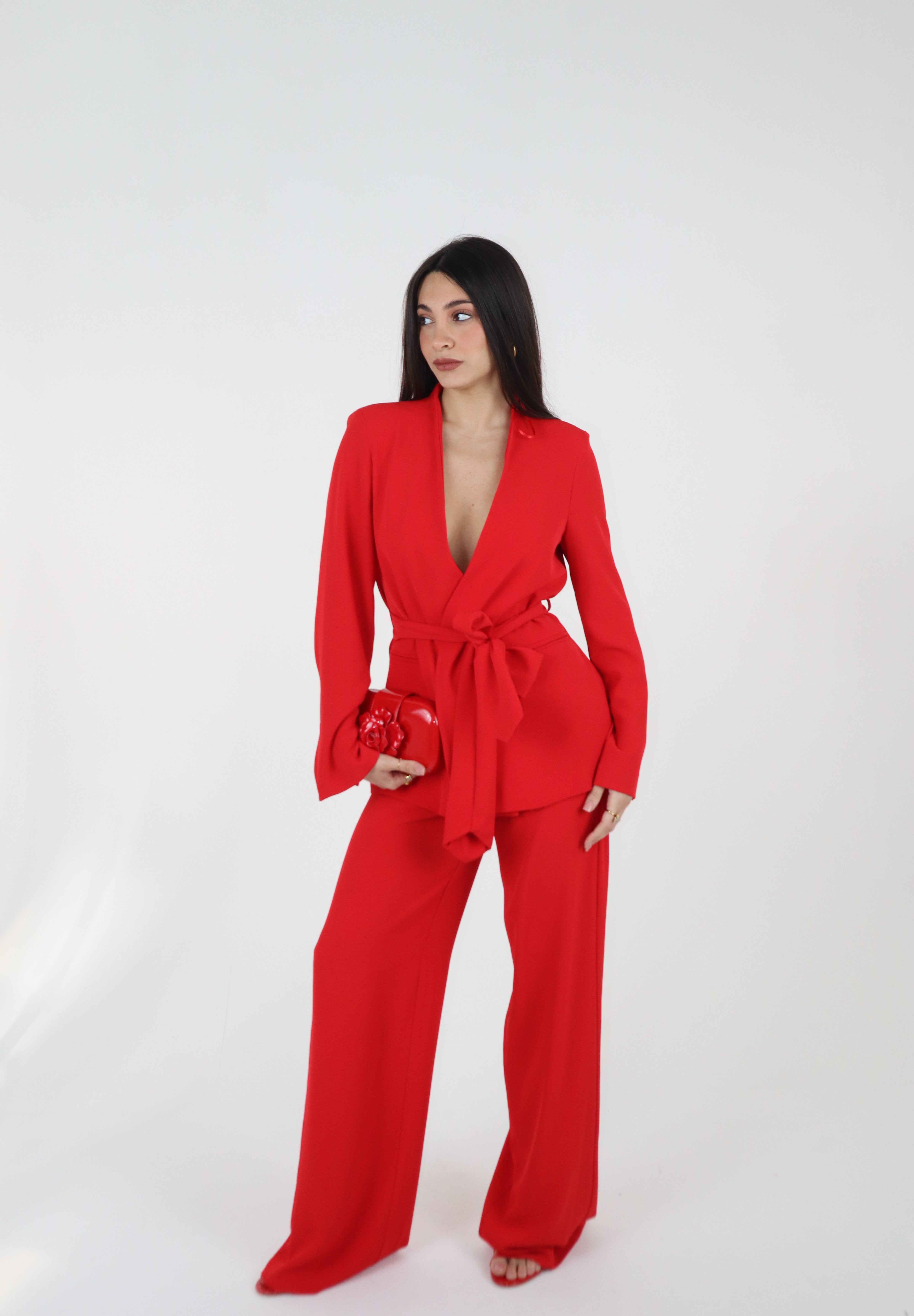 PANTALONE ALESSIA ROSSO