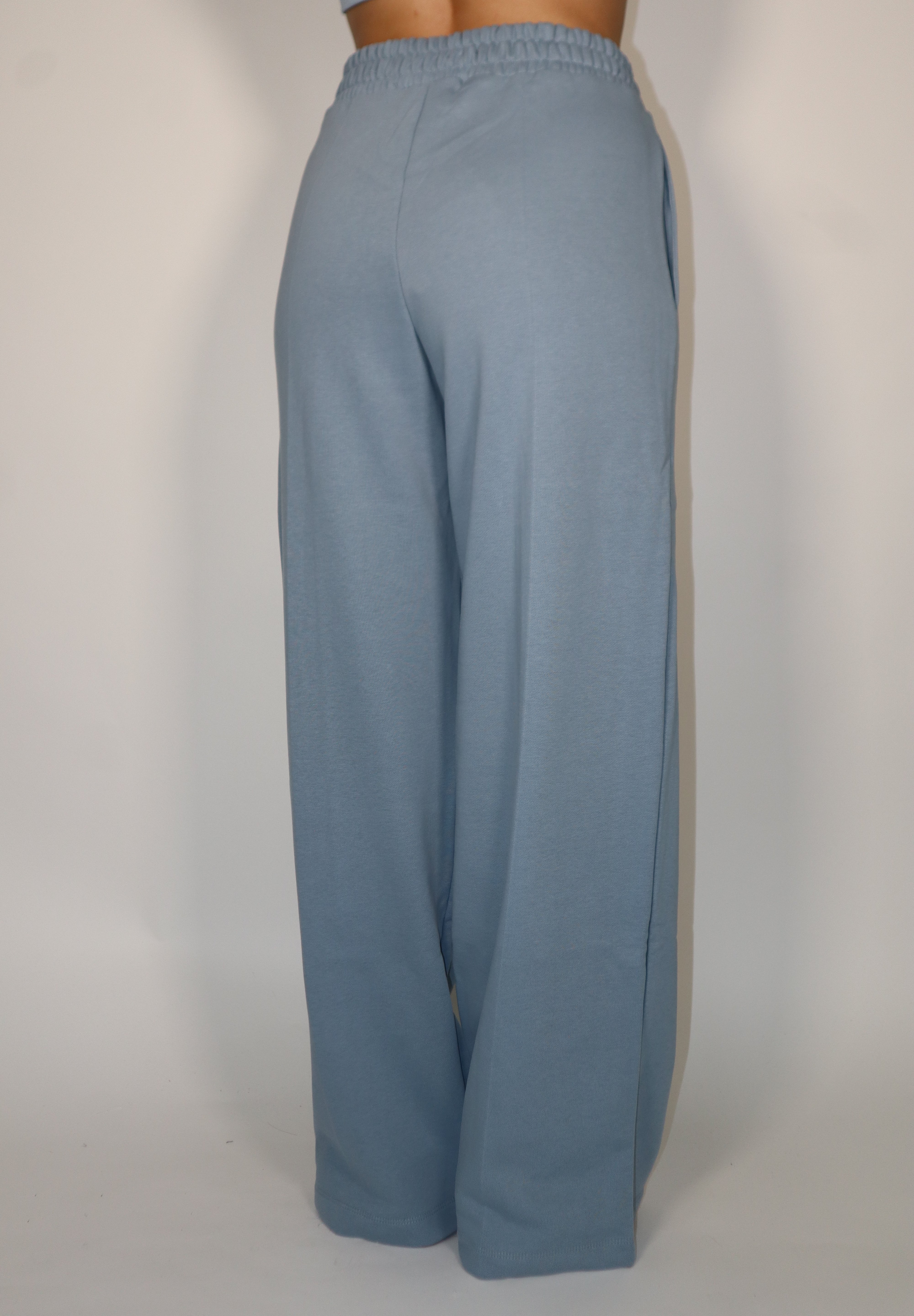 PANTALONE IN FELPA AZZURRO