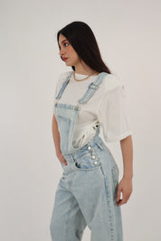 SALOPETTE LIGHT DENIM