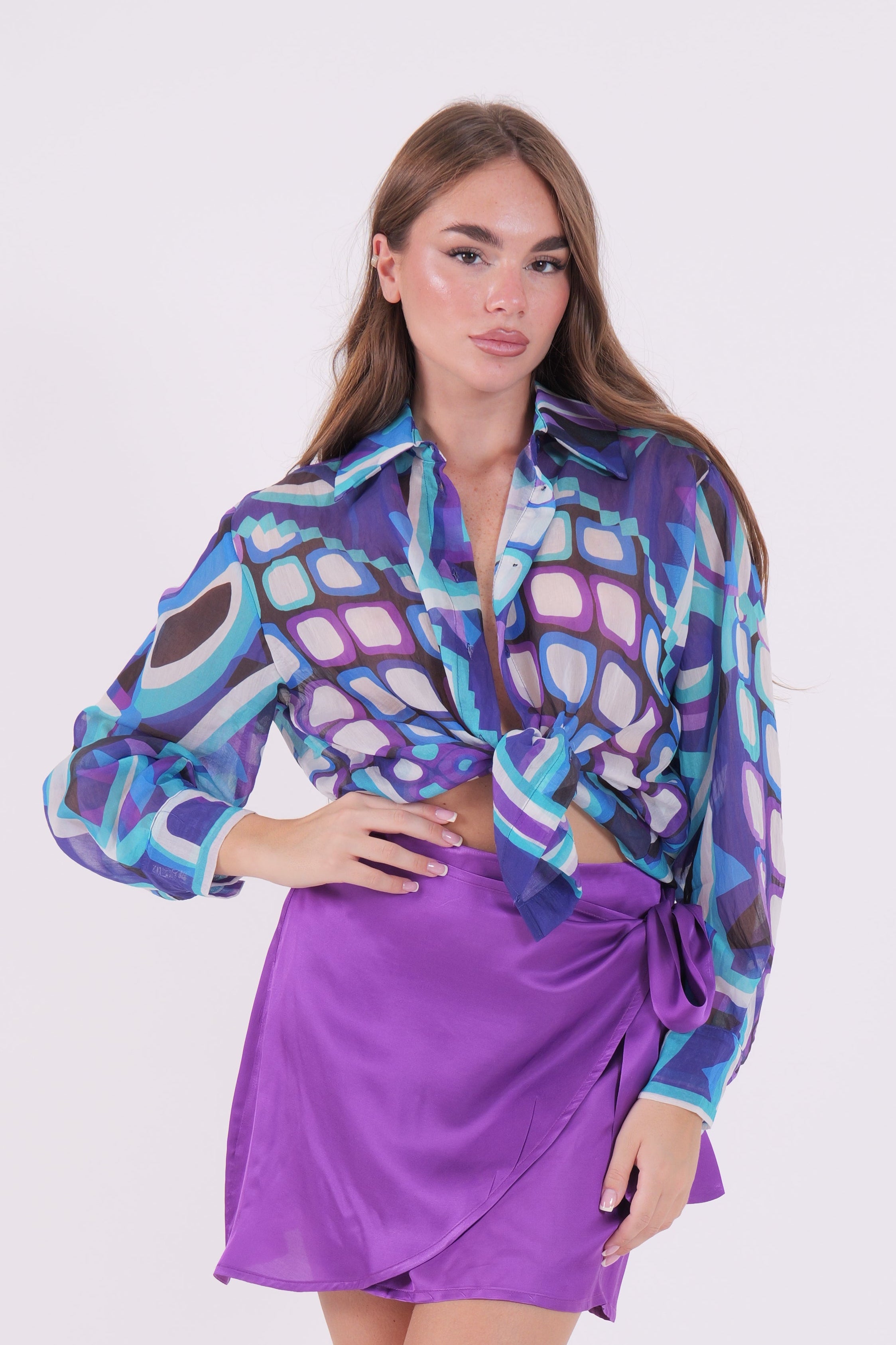 CAMICIA VIOLET TENSIONE