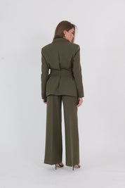 PANTALONE LONDON VERDE OLIO
