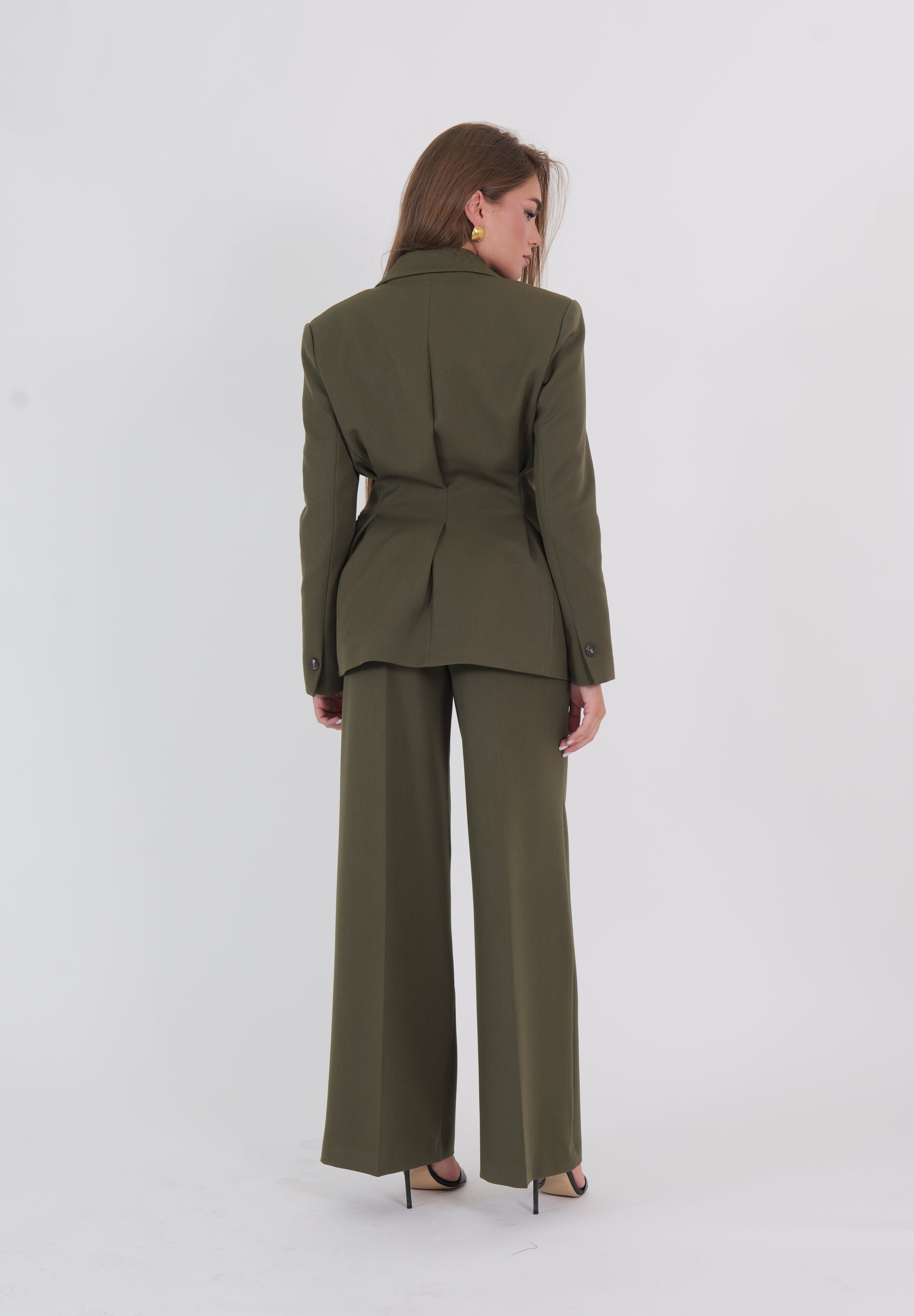 PANTALONE LONDON VERDE OLIO