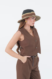 GILET LIA BROWN