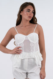 TOP BUSTINO BIANCO