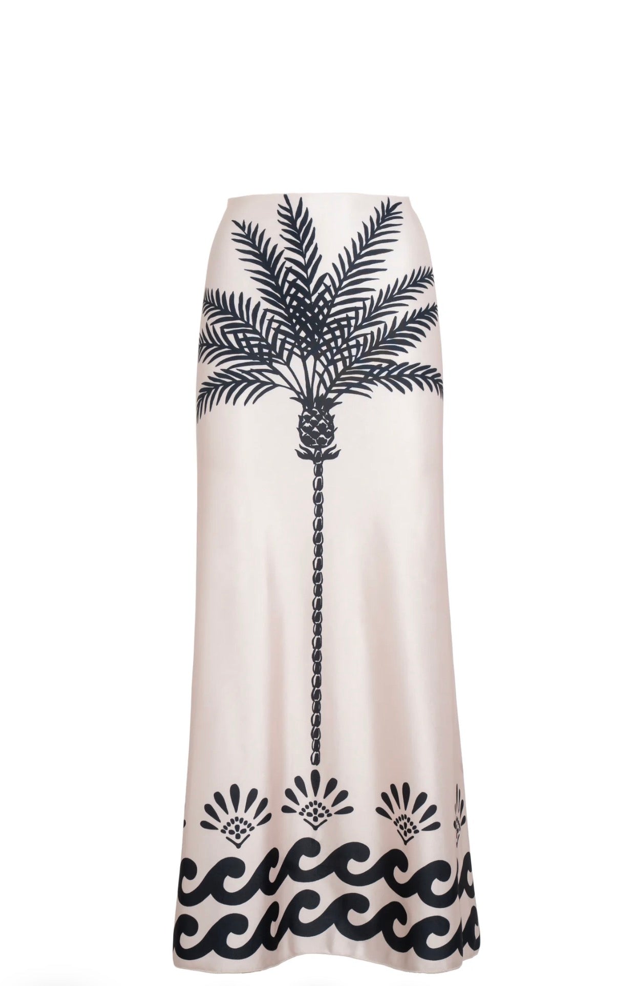 MIDI SKIRT MAXI PALM LYCRA