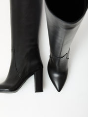 STIVALE IN PELLE NERO