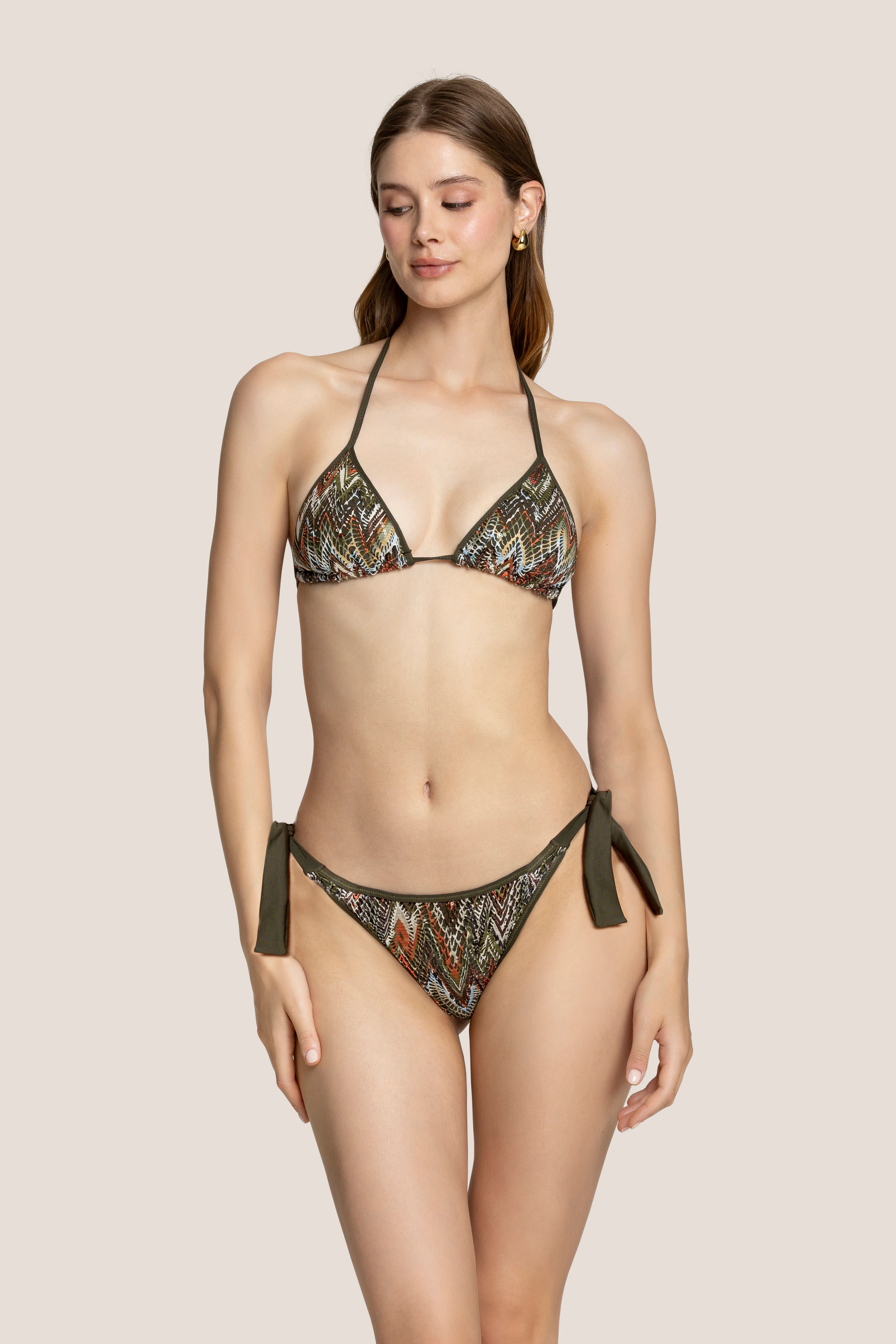 TRIANGOLO SLIP MARYLIN GEOMETRICAL NET