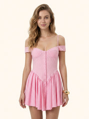 DRESS CORTO PINK
