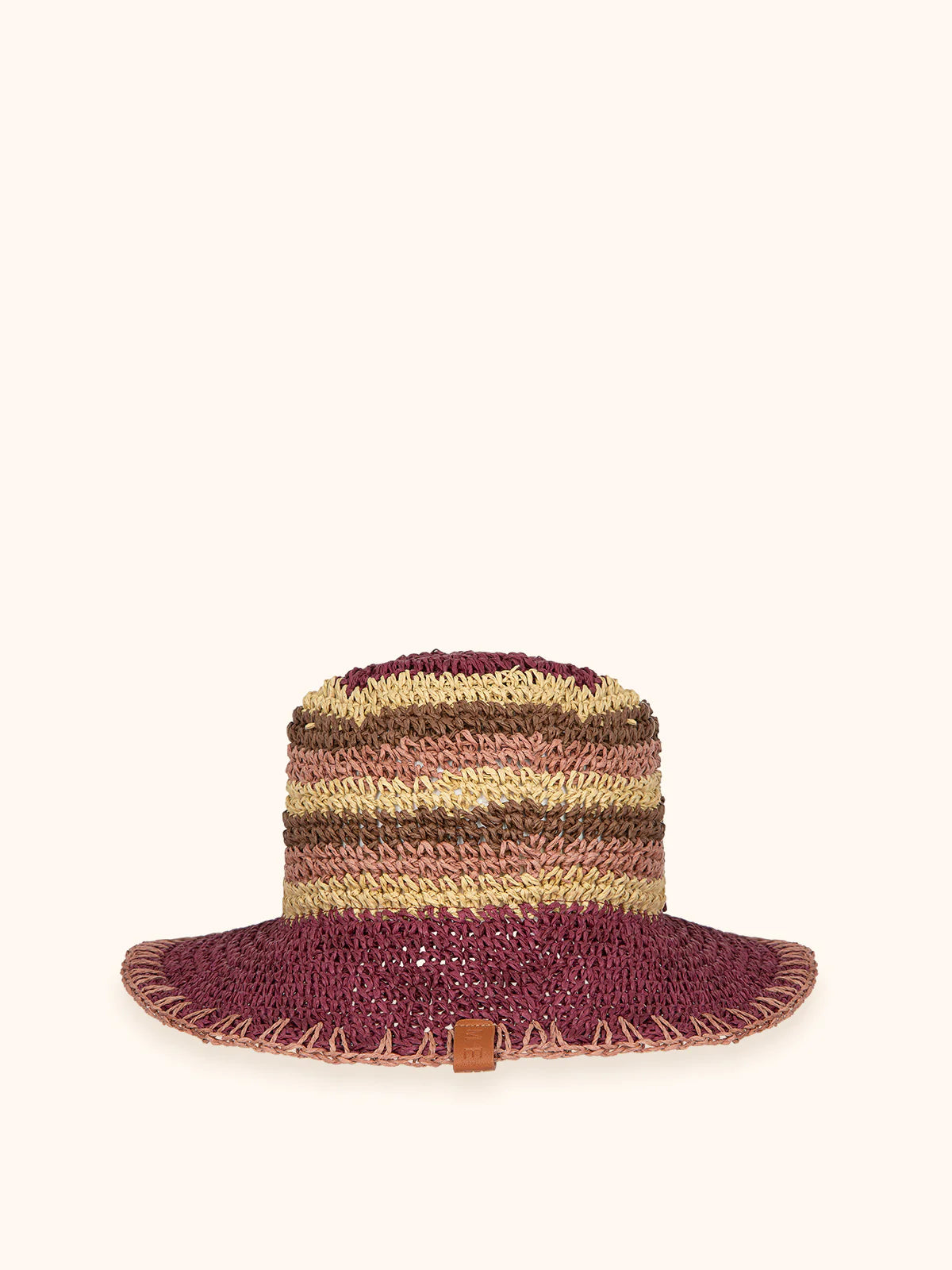 CAPPELLO PAGLIA PLUM