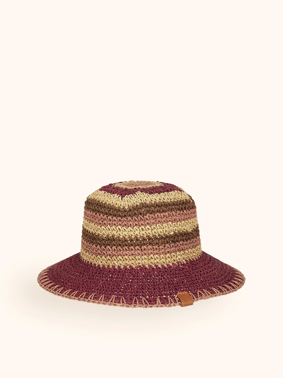 CAPPELLO PAGLIA PLUM