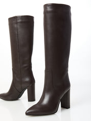 STIVALE IN PELLE MORO