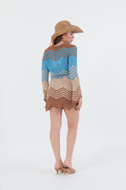 MINI DRESS CHEVRON