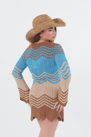 MINI DRESS CHEVRON