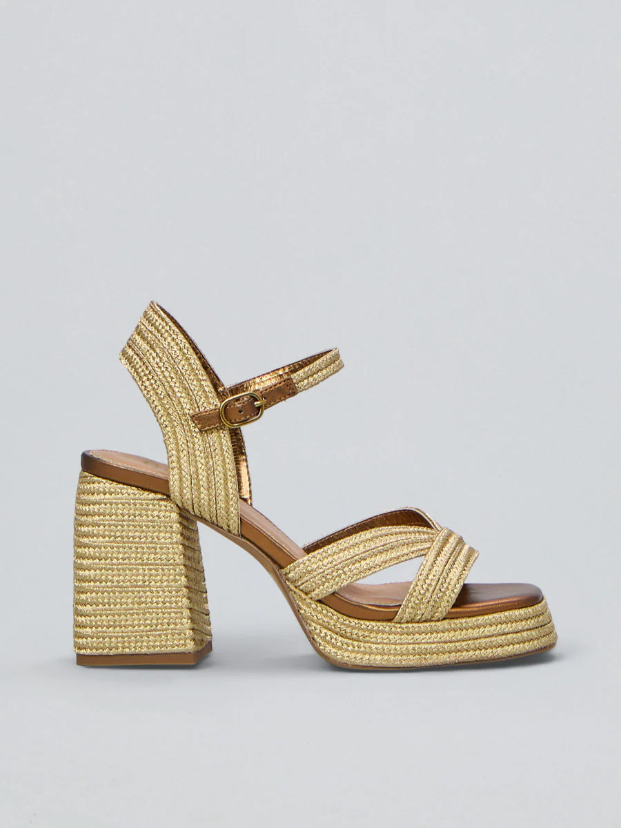 SANDALO IN RAFFIA HAVANA