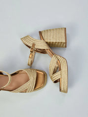SANDALO IN RAFFIA HAVANA
