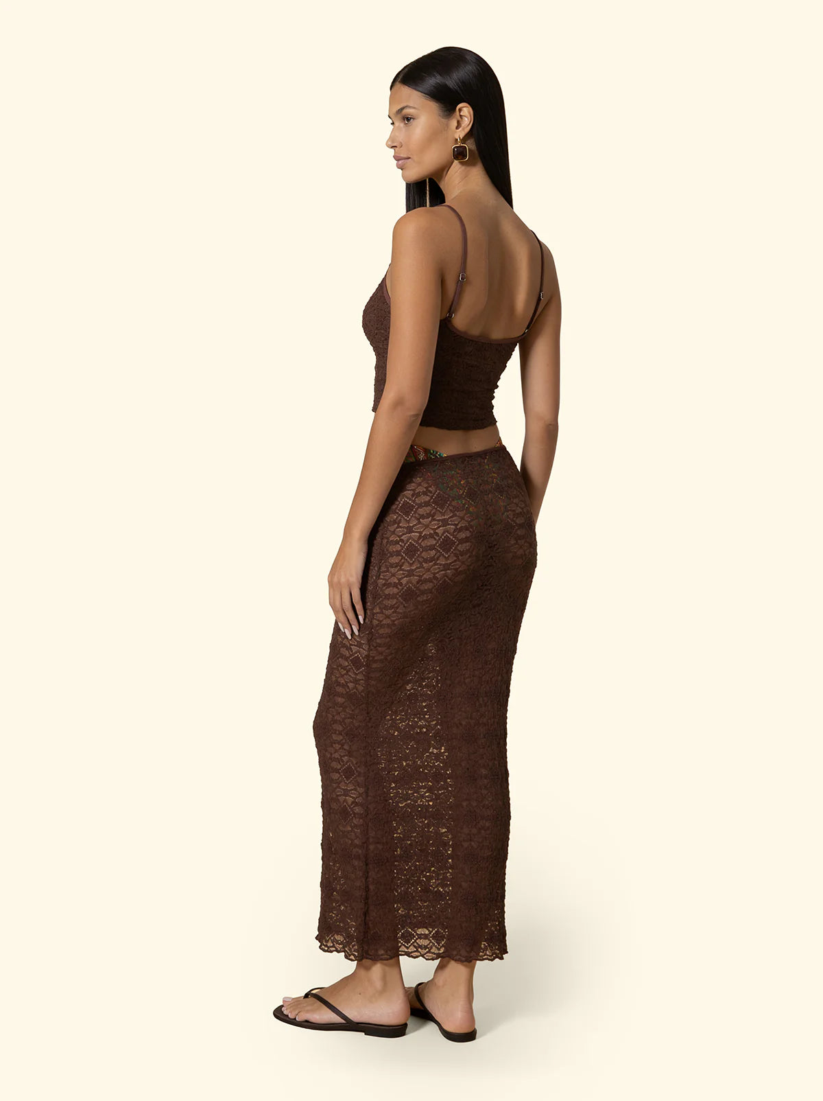 CROP TOP BROWN