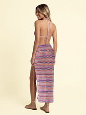 GONNA LUNGA MULTICOLOR