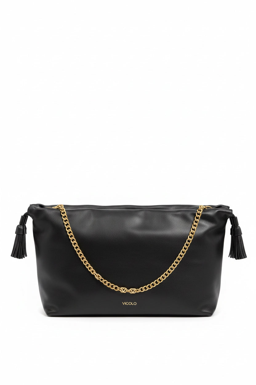 TASSEL BAG NERA
