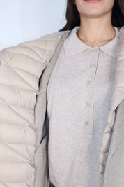 CAPPOTTO PIUMINO BEIGE