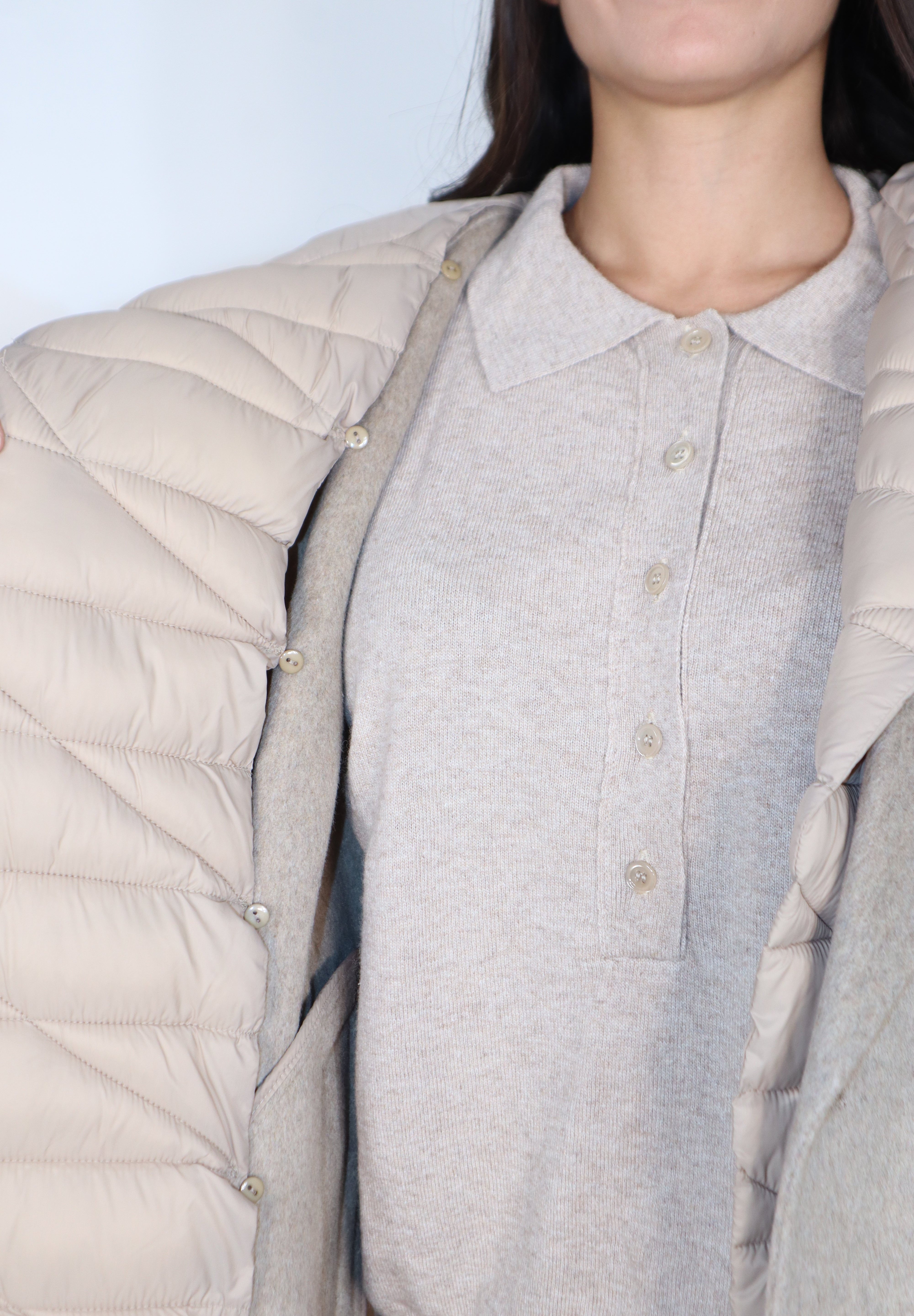 CAPPOTTO PIUMINO BEIGE