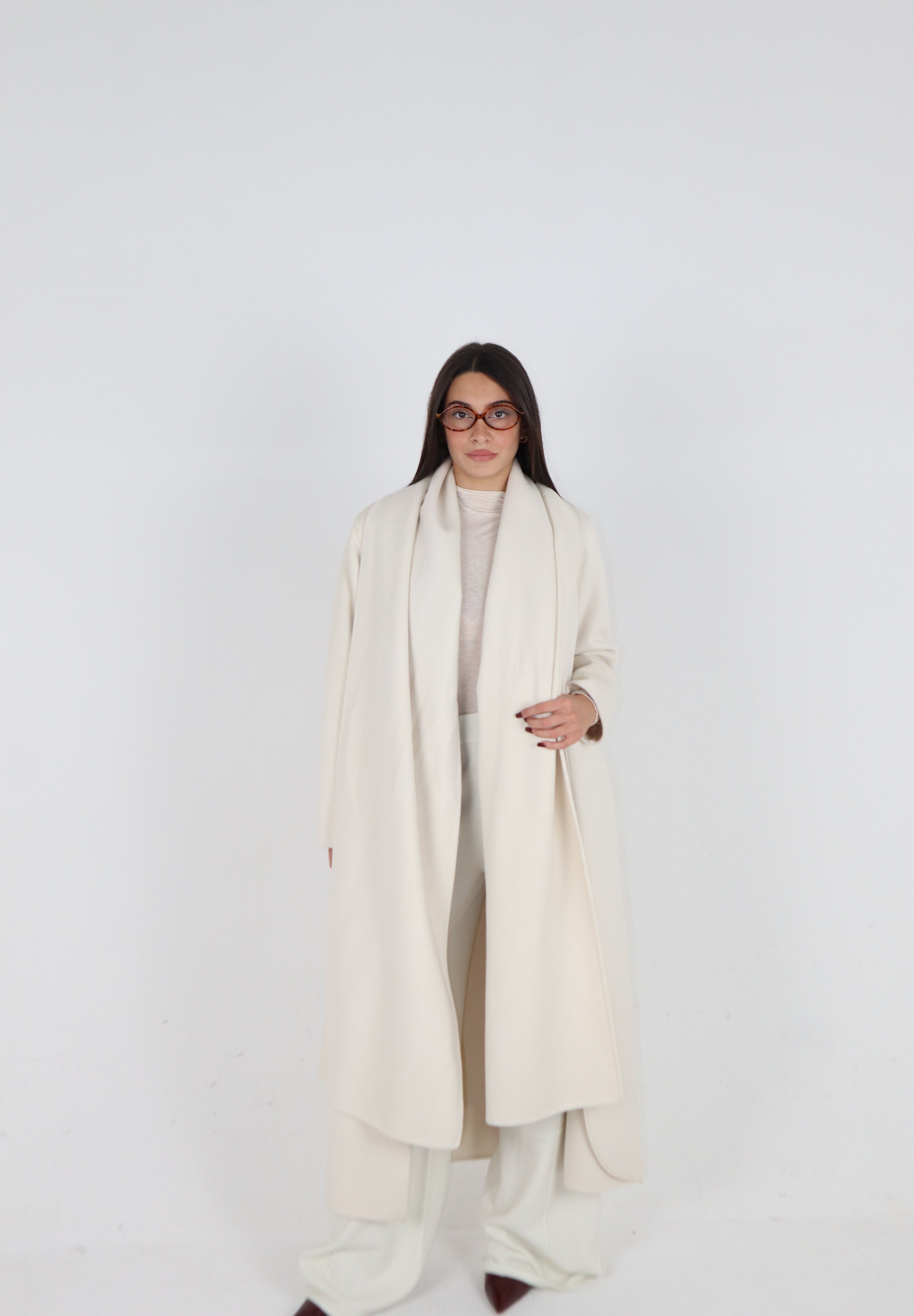 CAPPOTTO SCARF BURRO