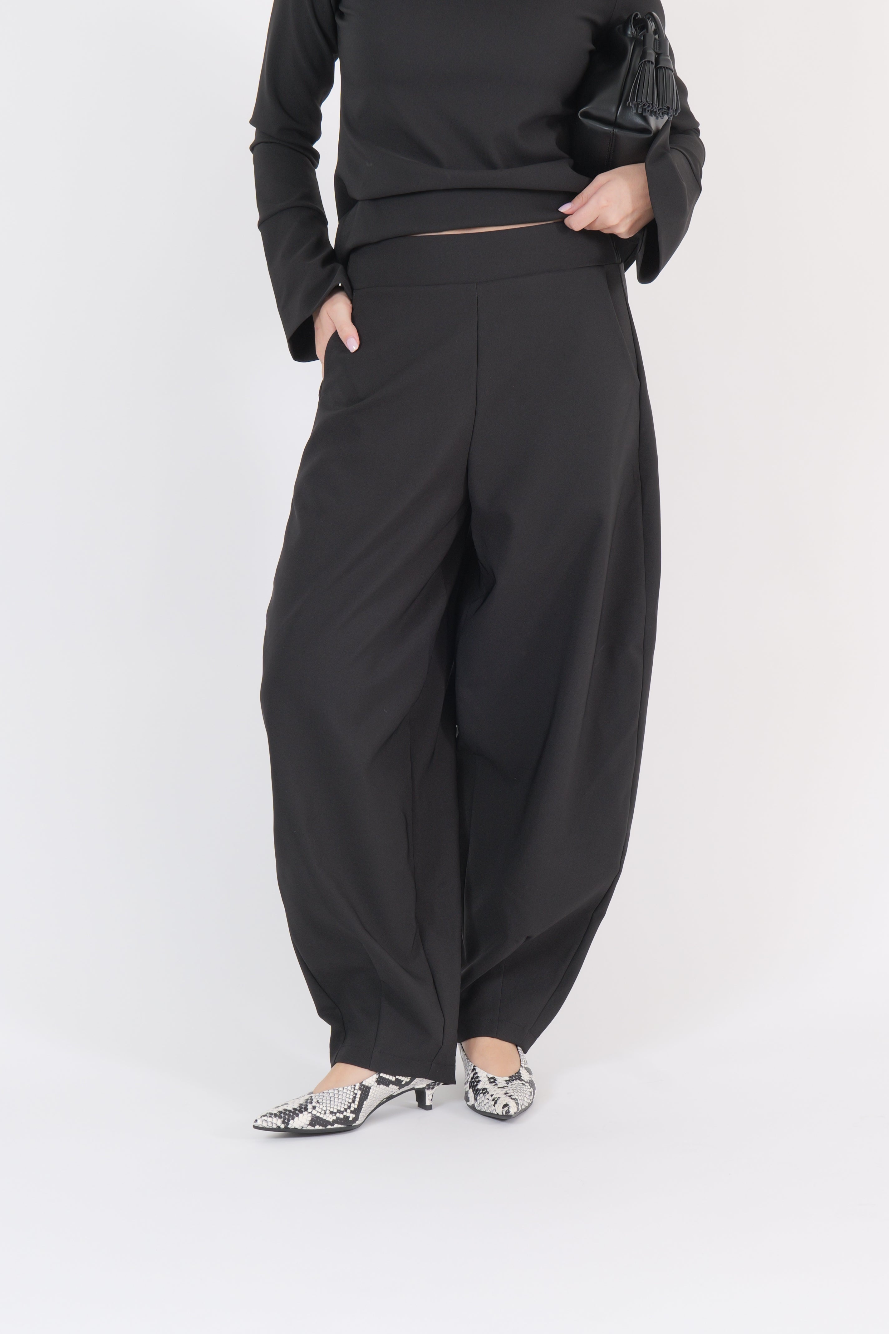 PANTA BALLOON NERO