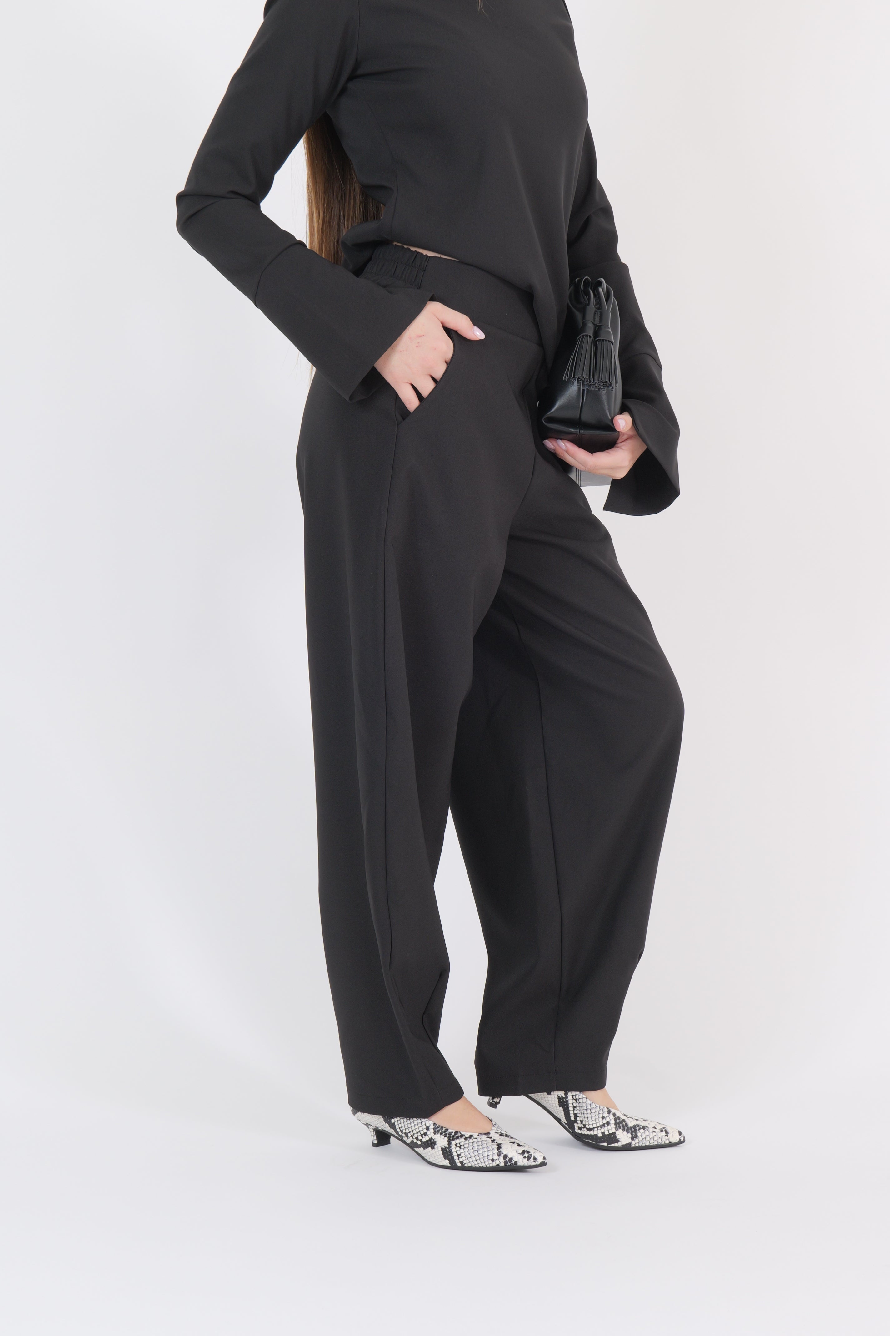 PANTA BALLOON NERO