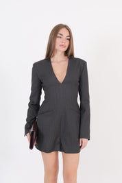 MINI JUMPSIUITE GRIGIO GESSATO
