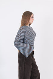 MAGLIA LOLA MORO CELESTE/MORO DIXIE