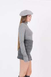DOLCEVITA VISCOSA CON SPALLINE GRIGIO