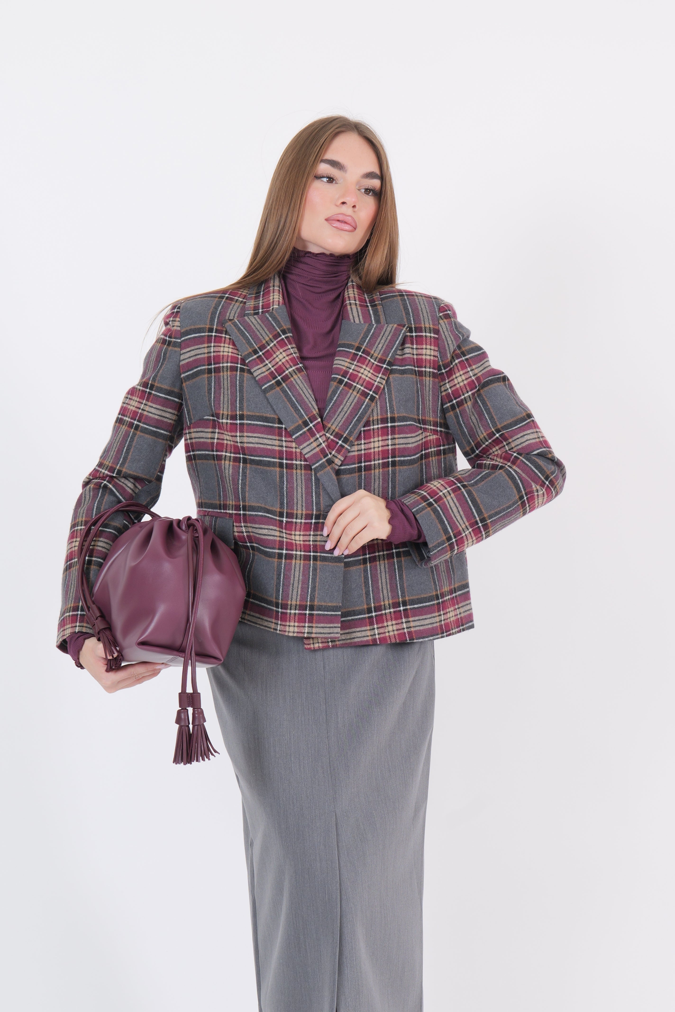 BLAZER HOLLY BORDEAUX