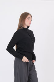PULL ROUCHES NERO