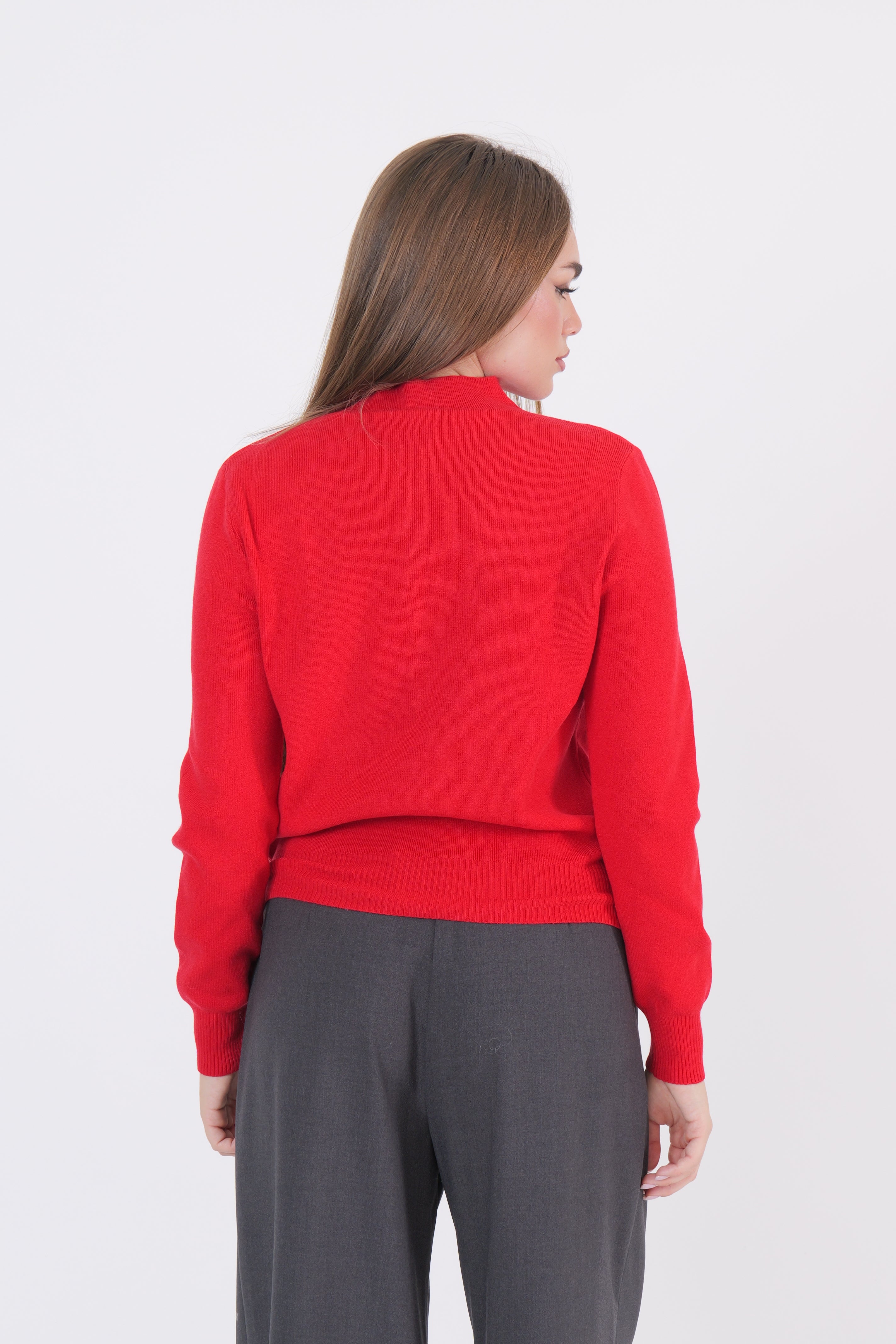 PULL ROUCHES ROSSO