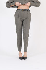 PANTALONE PARIS NERO/BEIGE