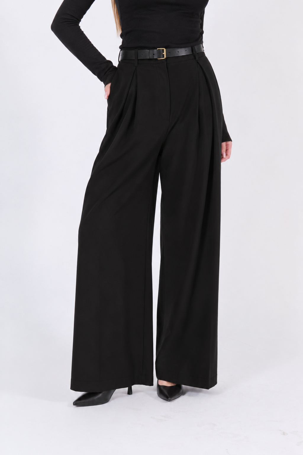 PANTALONE CINTURA NERO