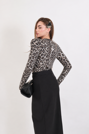 MAGLIA SPALLINE MACULATO