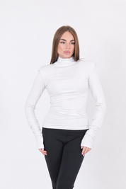 DOLCEVITA VISCOSA CON SPALLINE BIANCO