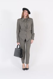 PANTALONE PARIS NERO/BEIGE