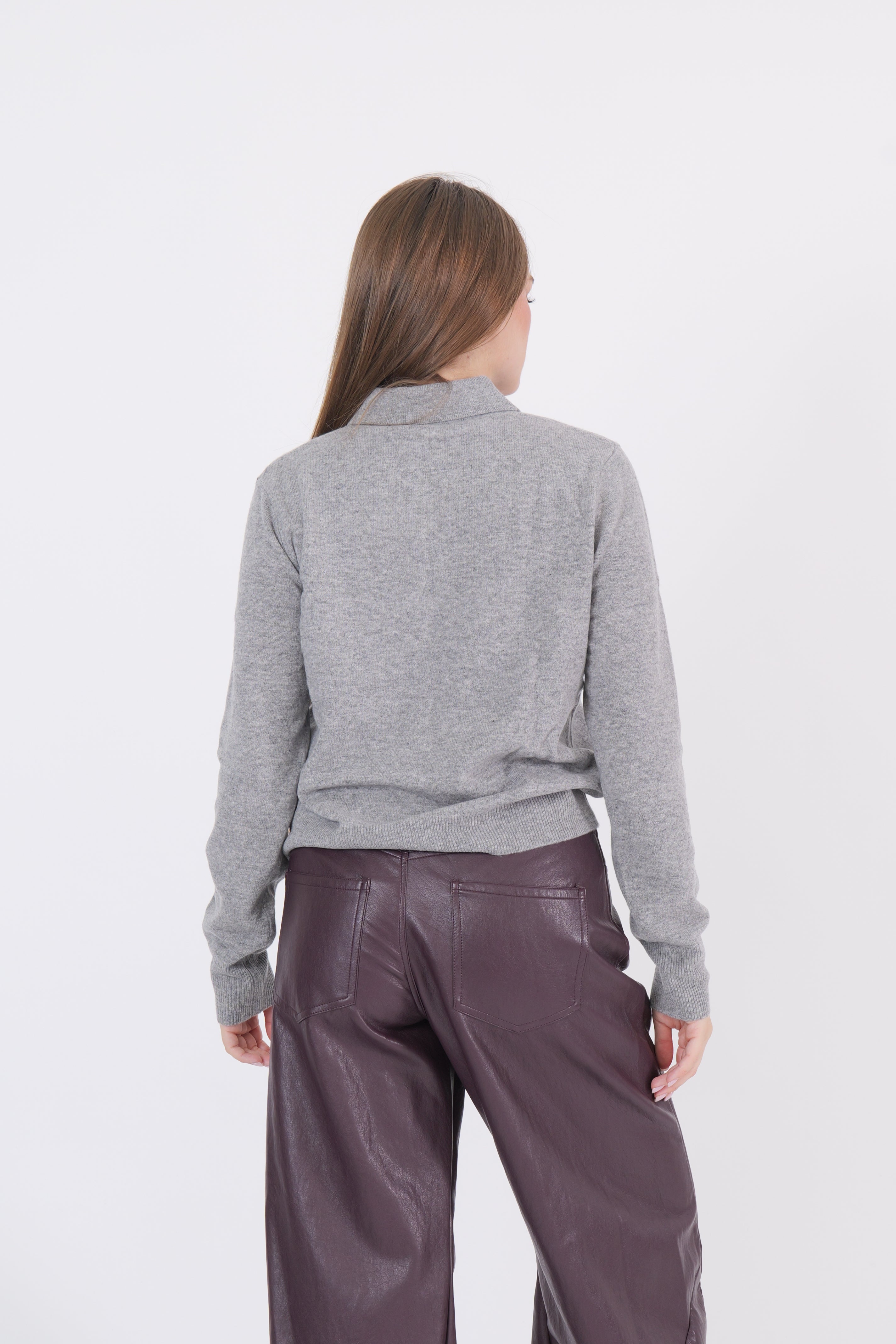 CARDIGAN GRIGIO