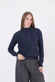 PULL ROUCHES BLU