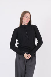 PULL ROUCHES NERO