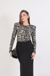 MAGLIA SPALLINE MACULATO