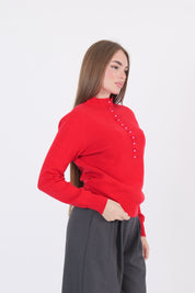 PULL ROUCHES ROSSO