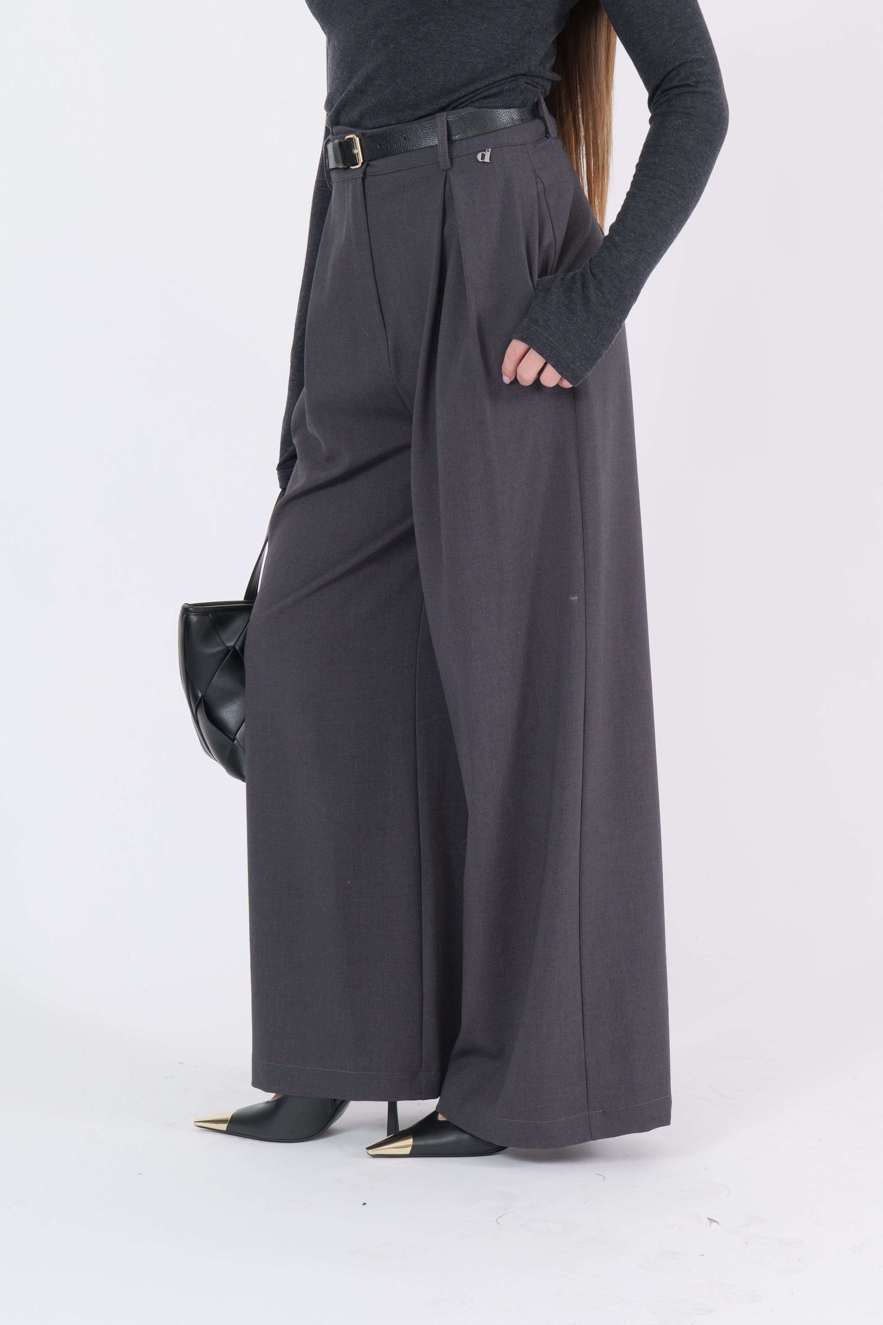 PANTALONE CINTURA ANTRACITE