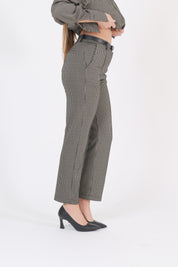 PANTALONE PARIS NERO/BEIGE