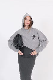 MAGLIA GOOD LUCK GRIGIO